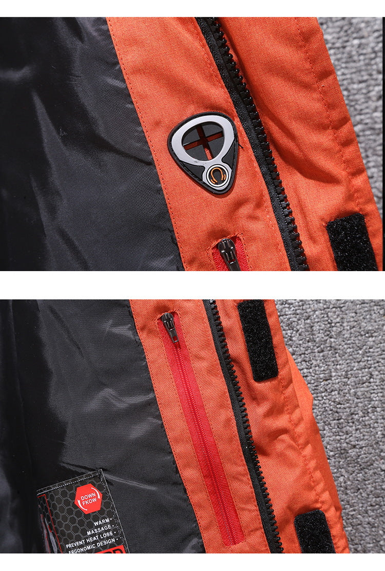 Winter Mens White Duck Down Jacket Warm Hooded Thick Slim Fit Puffer Jacket Coat Male Casual High Quality Overcoat Thermal