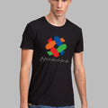 Men's T-Shirts Summer O-Neck Short-Sleeve Shirt Friends Element Print Top Casual Loose Street Clothing Streetwear 2024 fashion